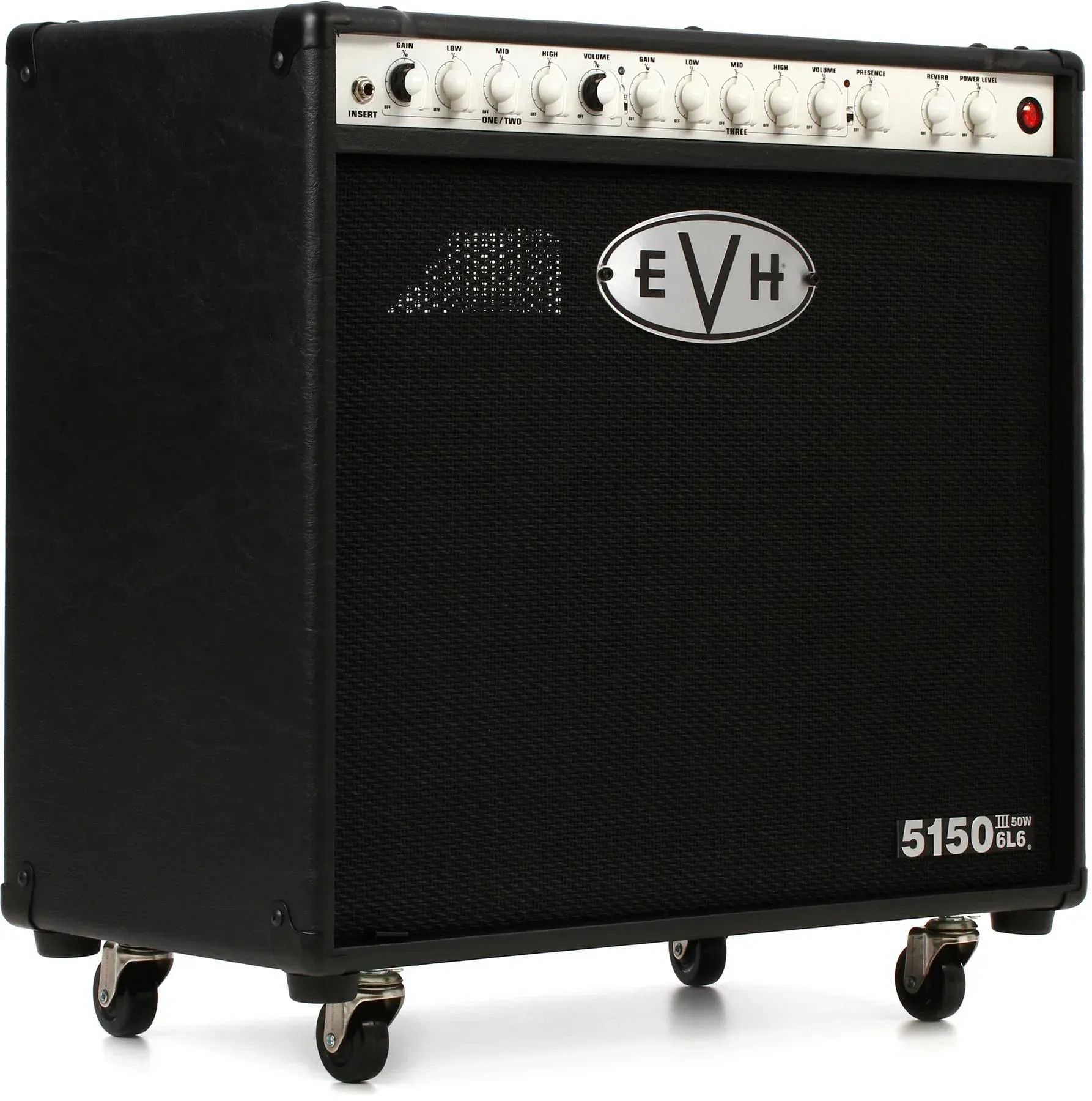 

EVH 5150III 1x12 дюймов, 50-ваттный ламповый комбоусилитель — черный