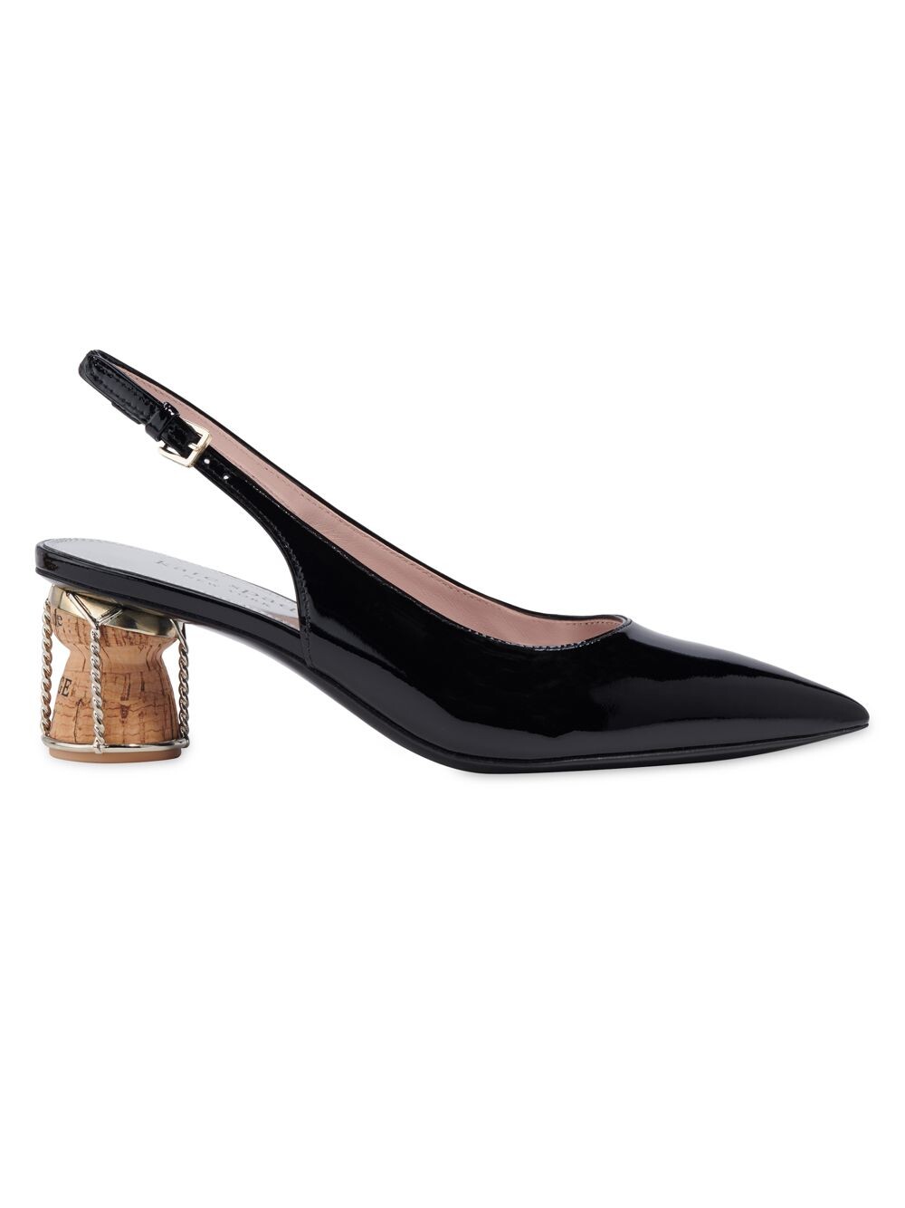 

Туфли-лодочки Soiree из лакированной кожи с пробковым каблуком kate spade new york, черный