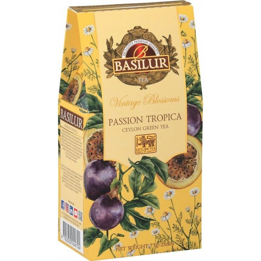 

Сумка Basilur VINTAGE BLOSSOMS PASSION TROPICA 75 г