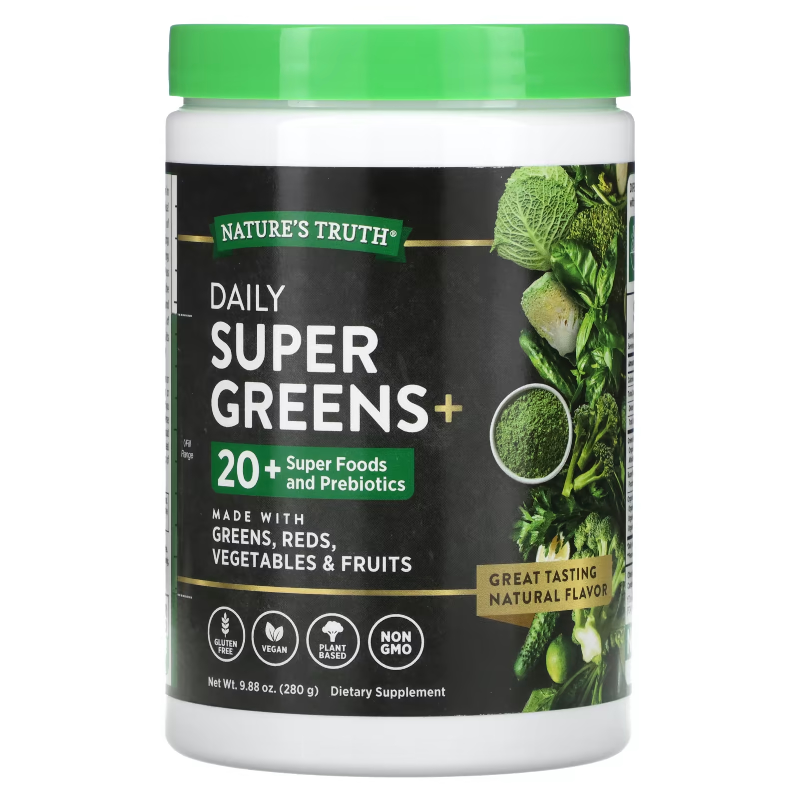 Пищевая добавка Nature's Truth Daily Super Greens+ пищевая добавка ehplabs oxygreens daily super greens guava paradise 8 237 г