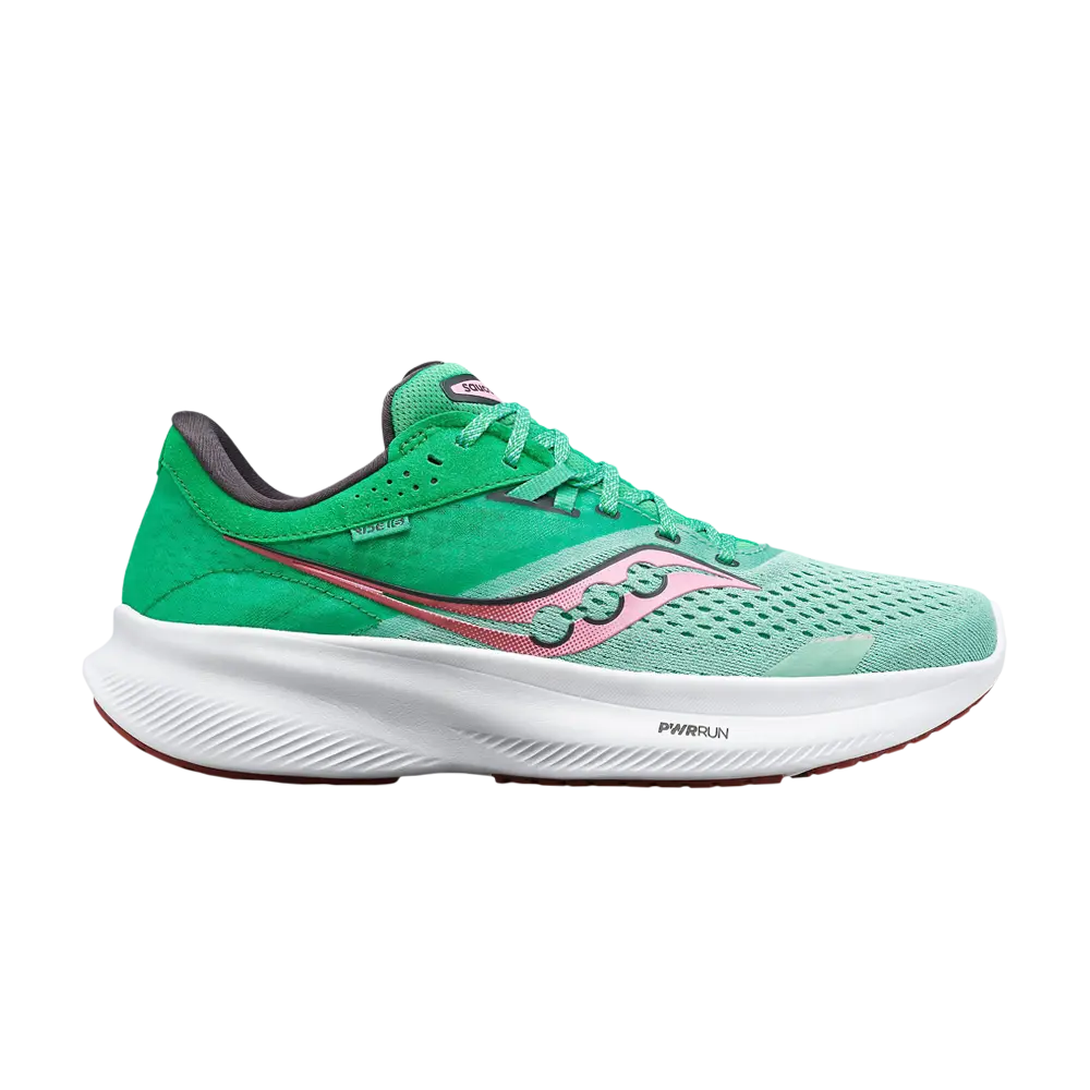 

Кроссовки Wmns Ride 16 Wide Saucony, зеленый