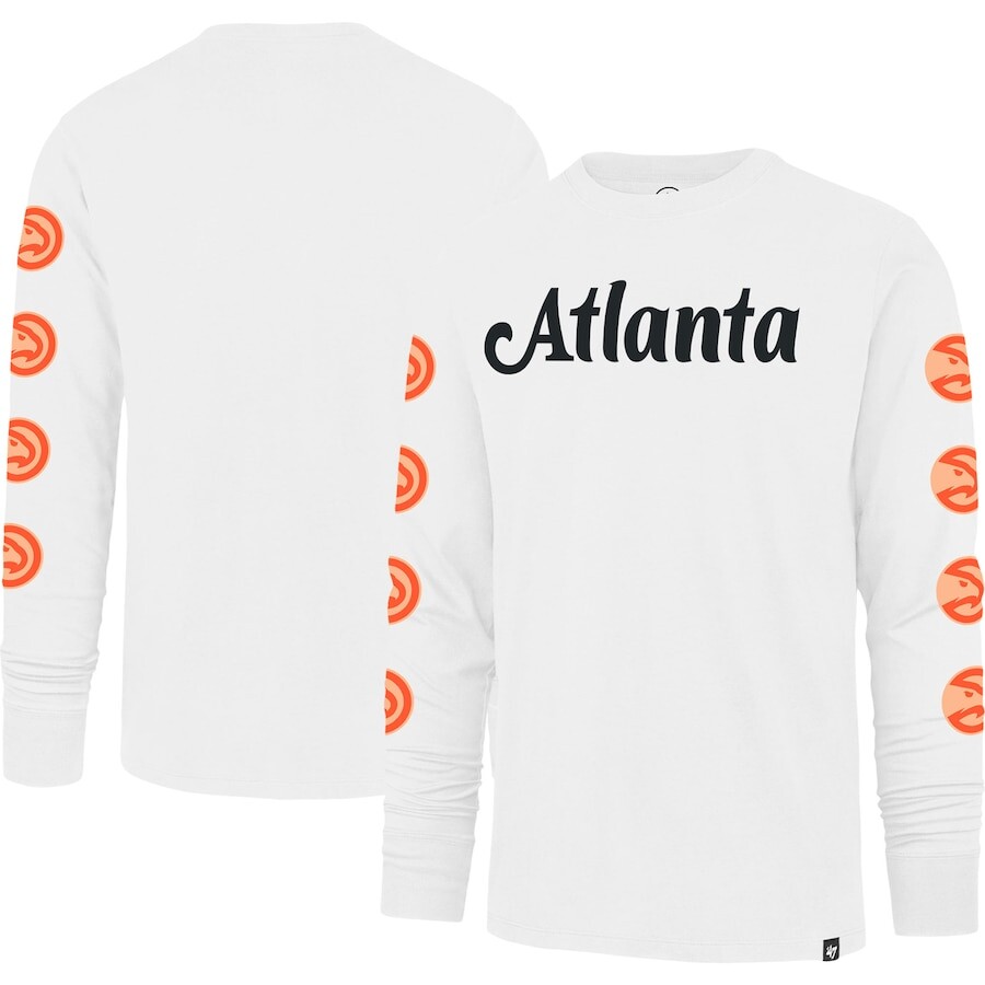 

Футболка с длинным рукавом 47 Atlanta Hawks, белый