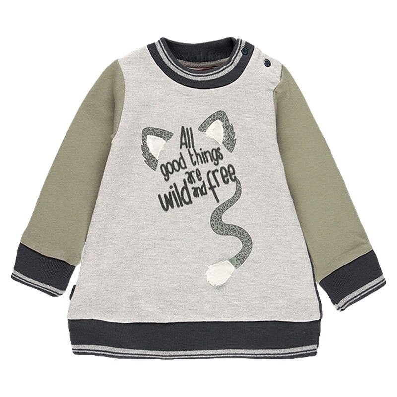 

Платье Boboli Fleece Letters, зеленый