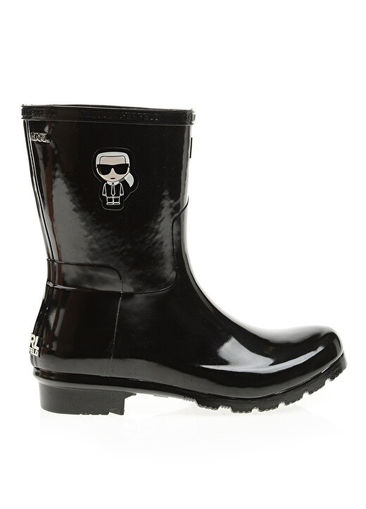 

Резиновые черные женские сапоги Karl Lagerfeld