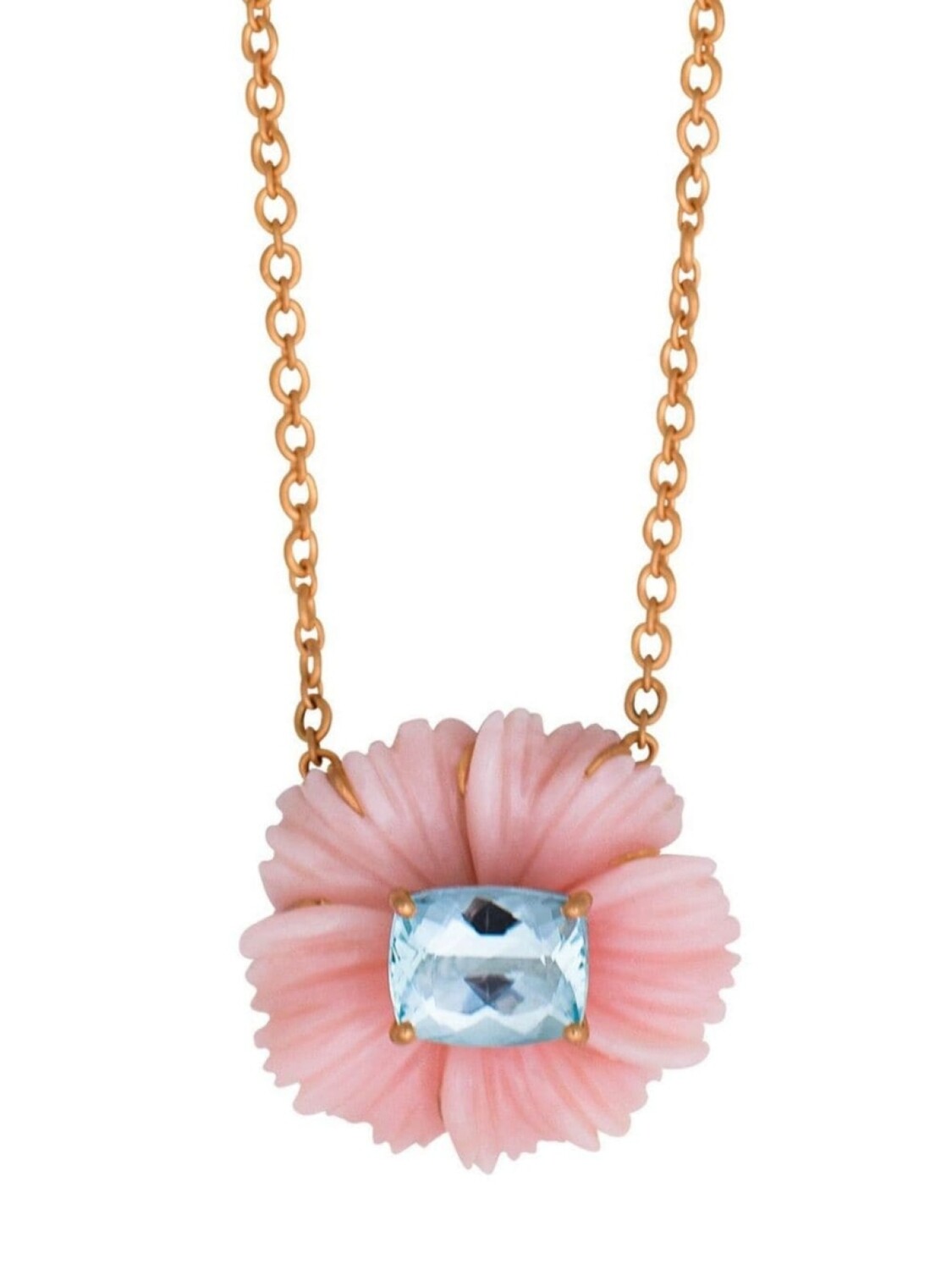 

Колье Tropical Flower из розового золота Irene Neuwirth, розовый