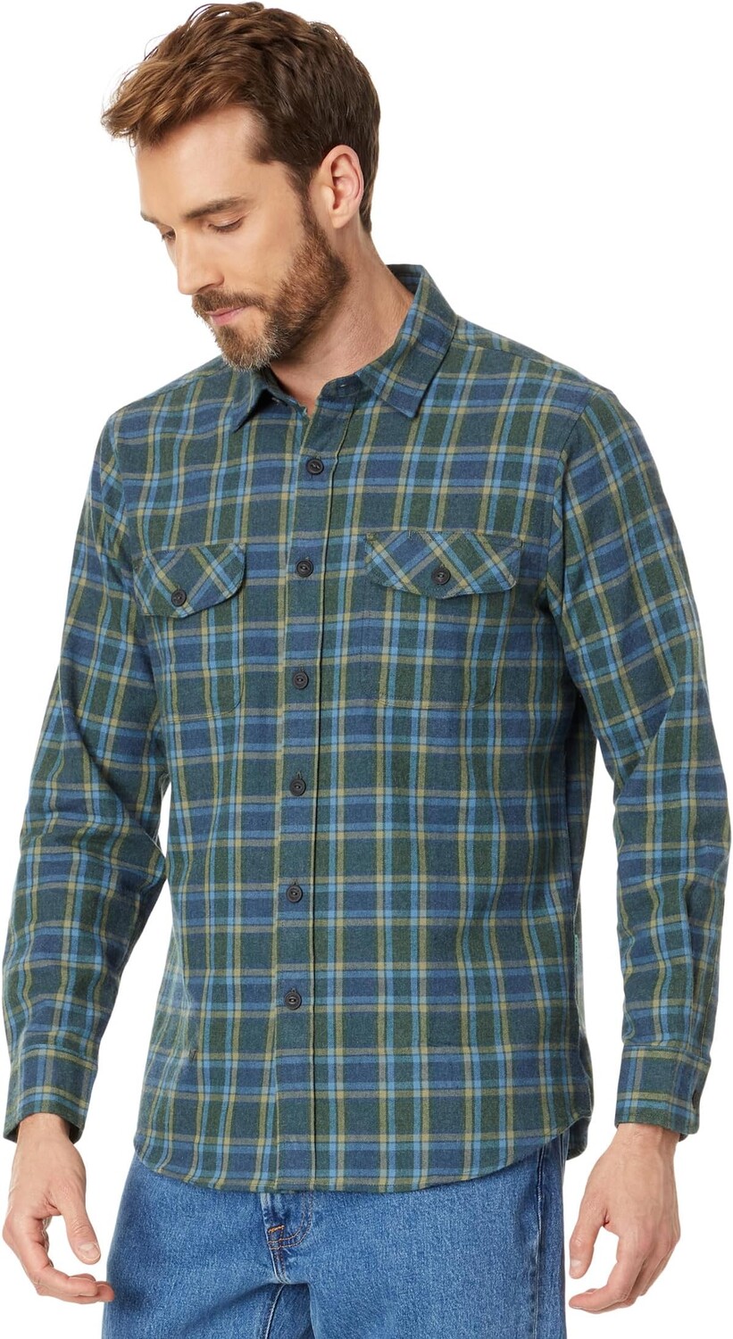

Рубашка Central Coast Eco Long Sleeve Flannel VISSLA, цвет Midnight
