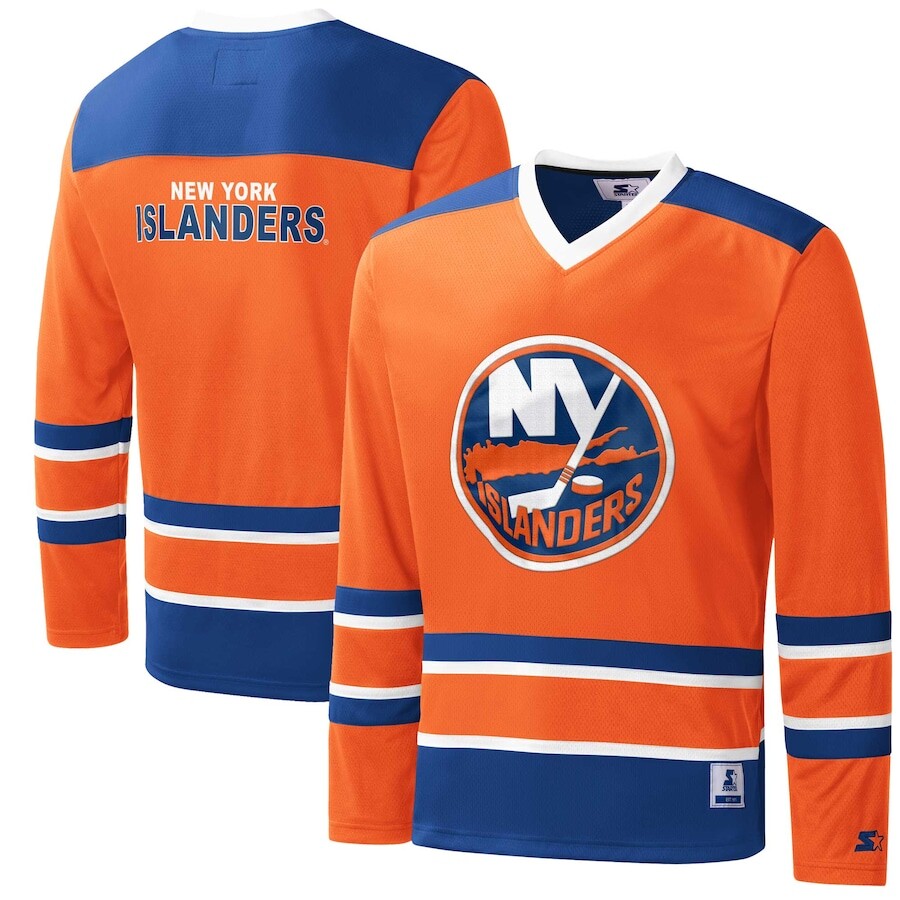 

Футболка с длинным рукавом Starter New York Islanders, оранжевый