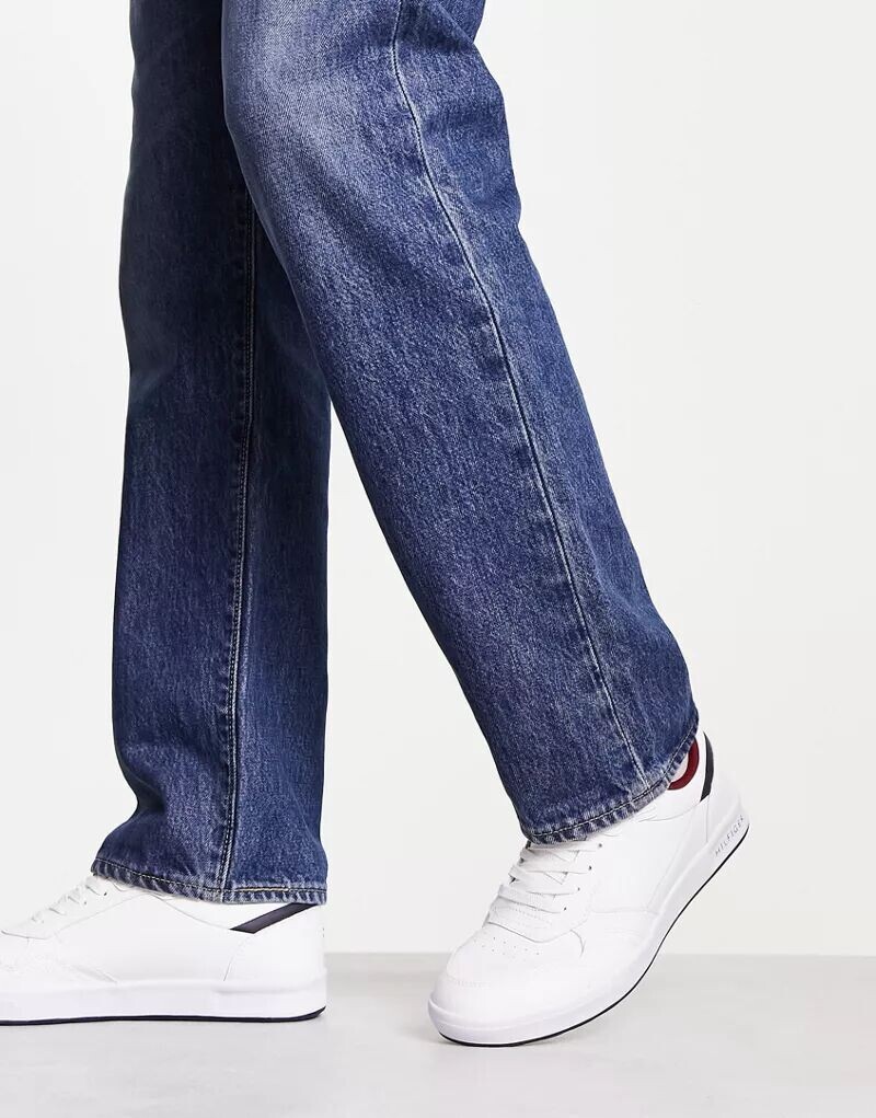 

Белые легкие кроссовки Tommy Hilfiger