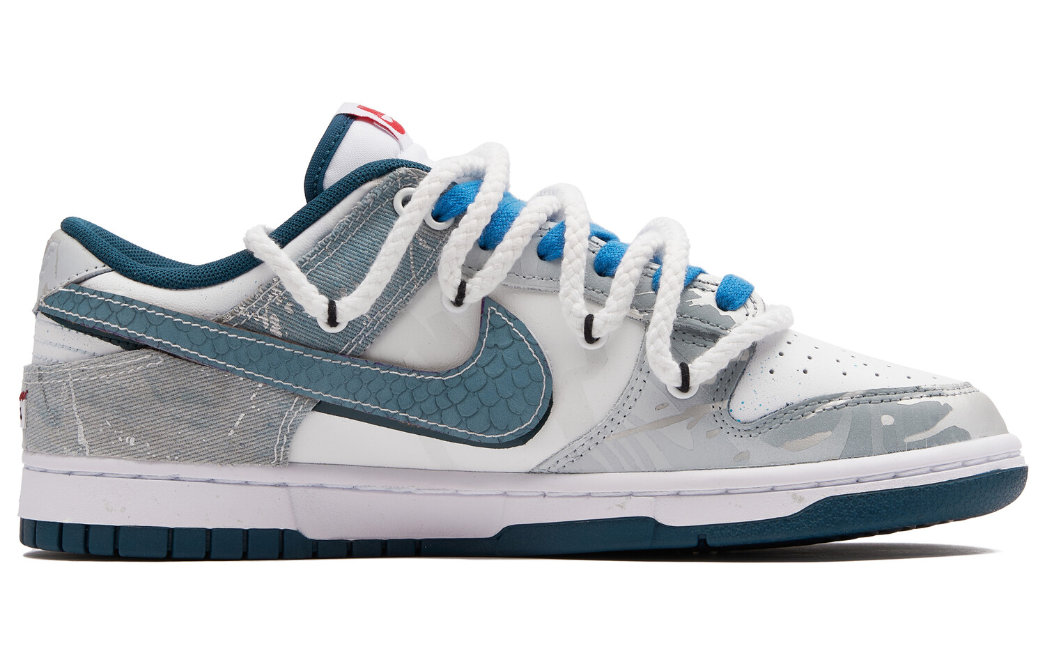 

Мужские кроссовки для скейтбординга Nike Dunk, Gray silver blue