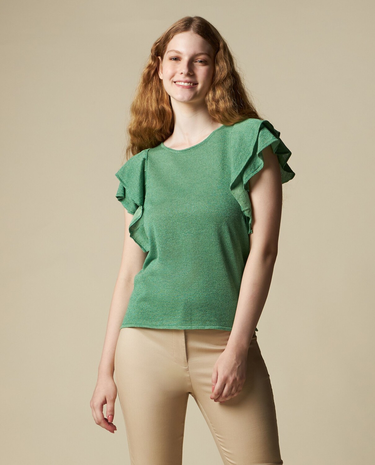 

Женский трикотаж с короткими рукавами NICE&CHIC, черный