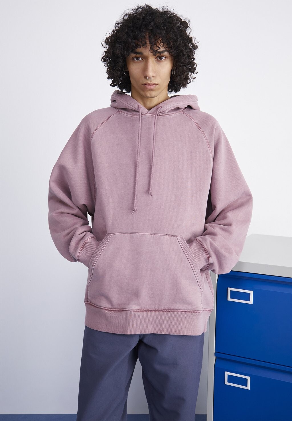 

Толстовка HOODED TAOS Carhartt WIP, цвет daphne