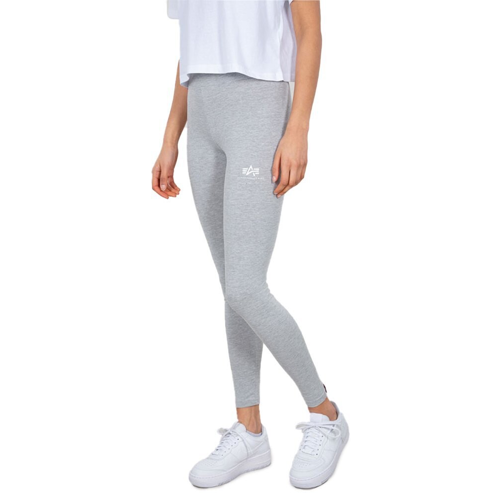 

Леггинсы Alpha Industries Basic Small Logo, серый