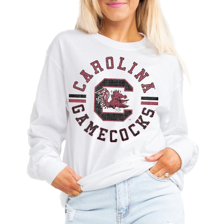 

Футболка с длинным рукавом Gameday Couture South Carolina Gamecocks, белый