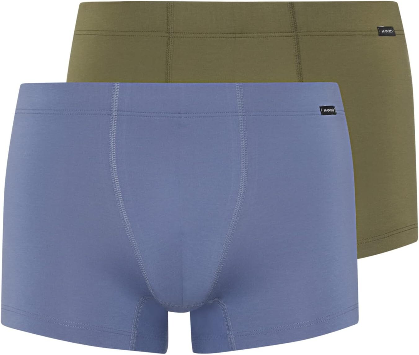 

Комплект из двух трусов-боксеров Cotton Essentials Hanro, цвет Labrador Blue/Moss