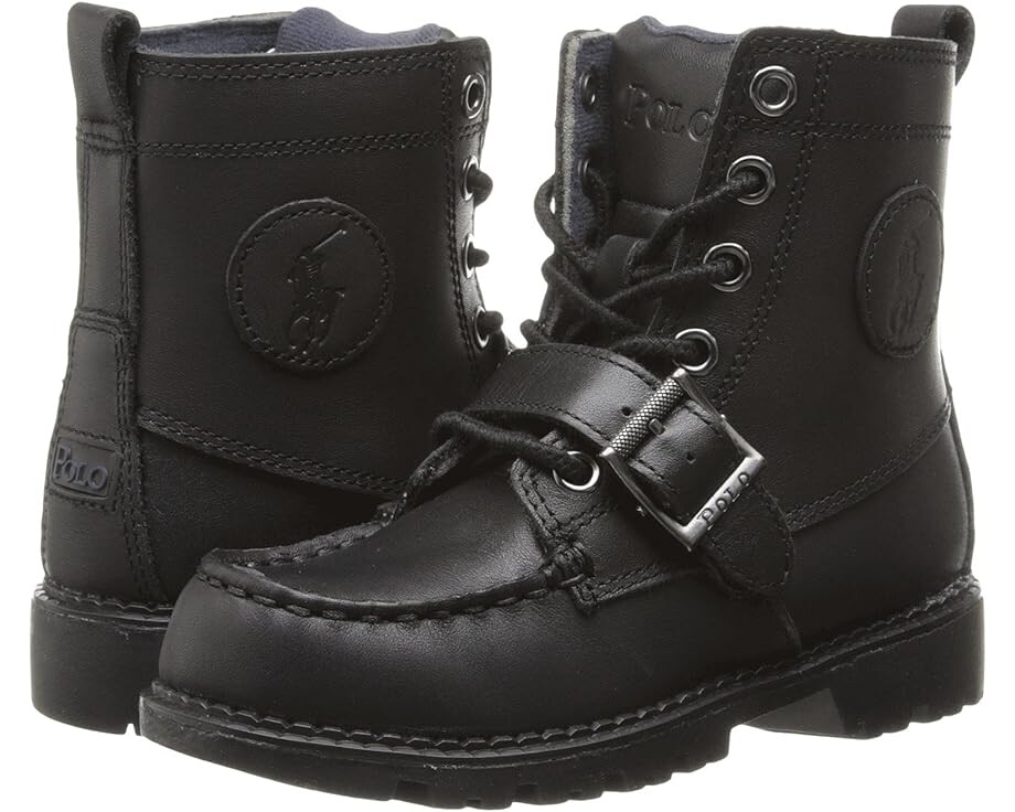 

Ботинки Polo Ralph Lauren Ranger Hi II Boot, черная кожа