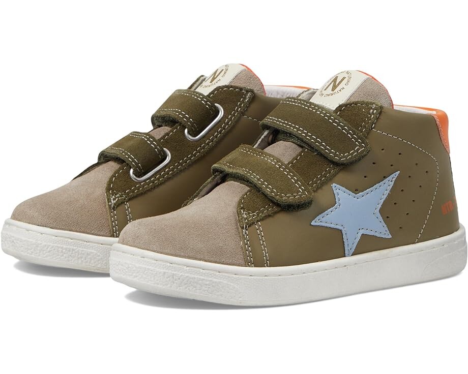 

Кроссовки Naturino Pinn High VL, цвет Taupe/Militare