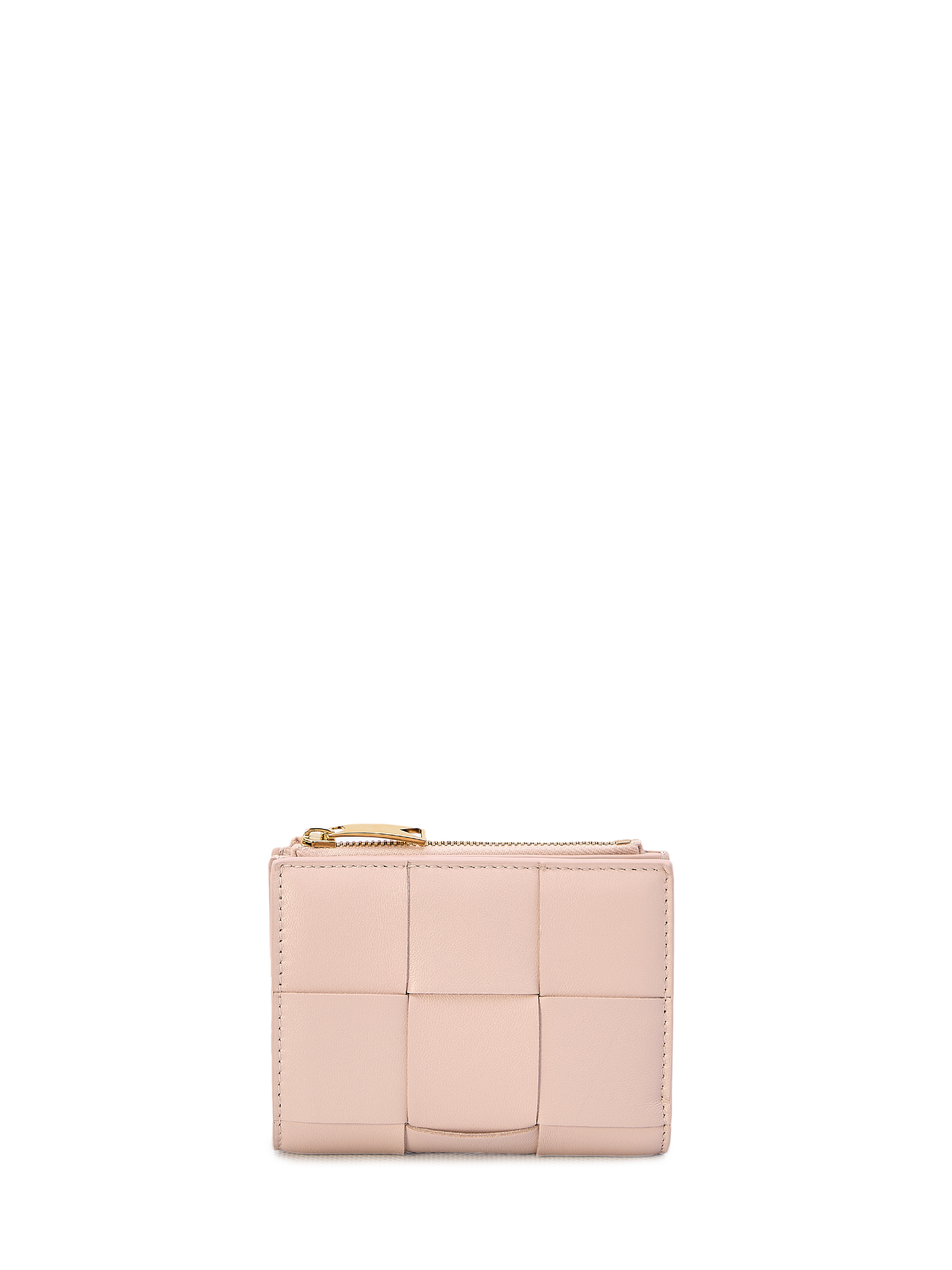 Кошелек Bottega Veneta Leather, розовый кошелек бренд ко на магните на молнии отделение для монет розовый