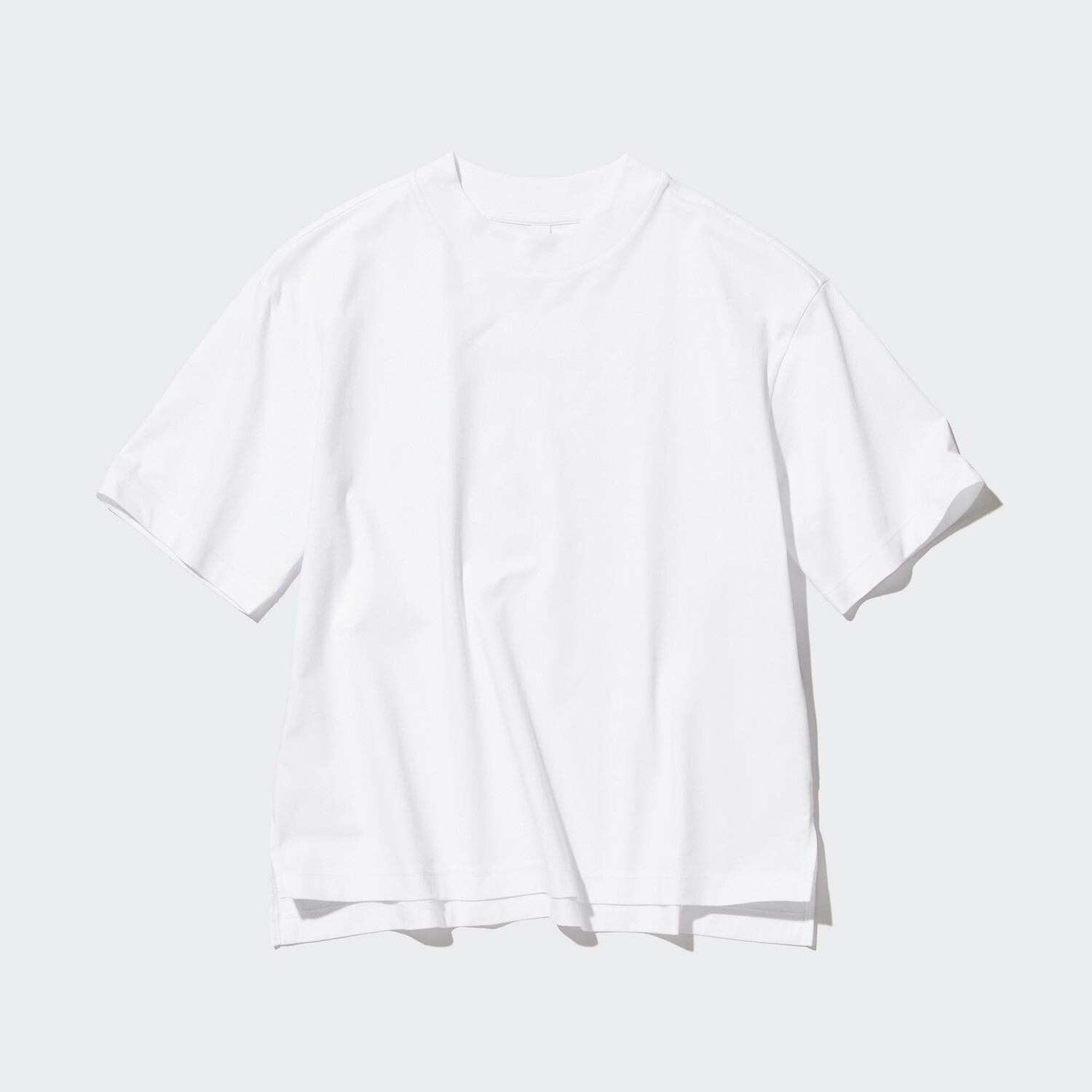

Хлопковая футболка с короткими рукавами AIRism UNIQLO, белый