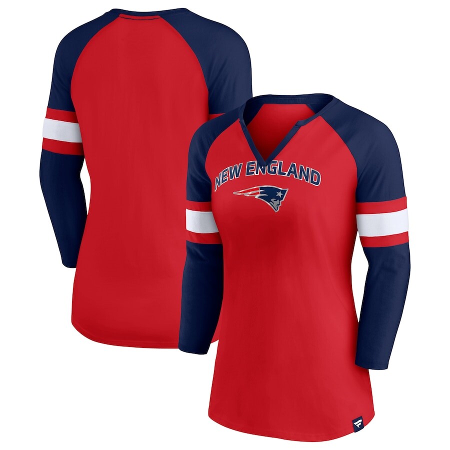

Футболка с длинным рукавом Fanatics Branded New England Patriots, красный