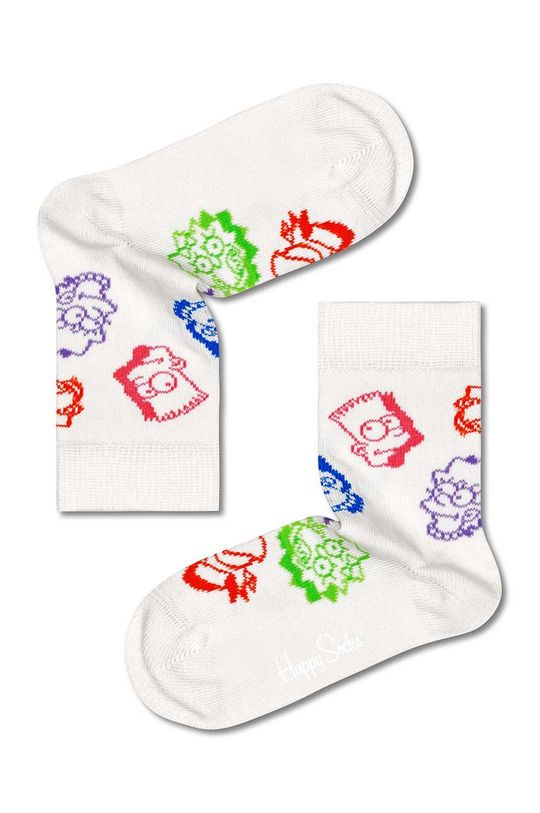 

Happy Socks Детские носки Семья Симпсонов, белый