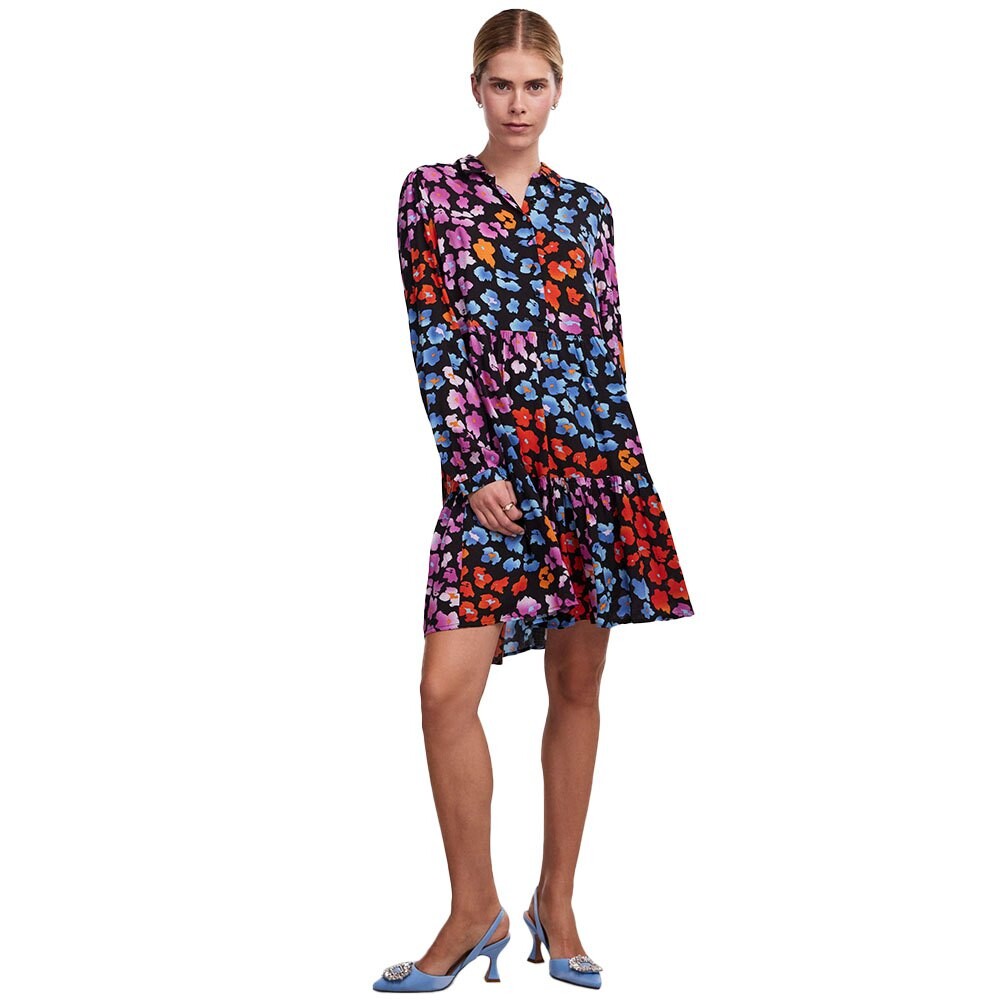 

Короткое платье Yas Alira Long Sleeve, разноцветный