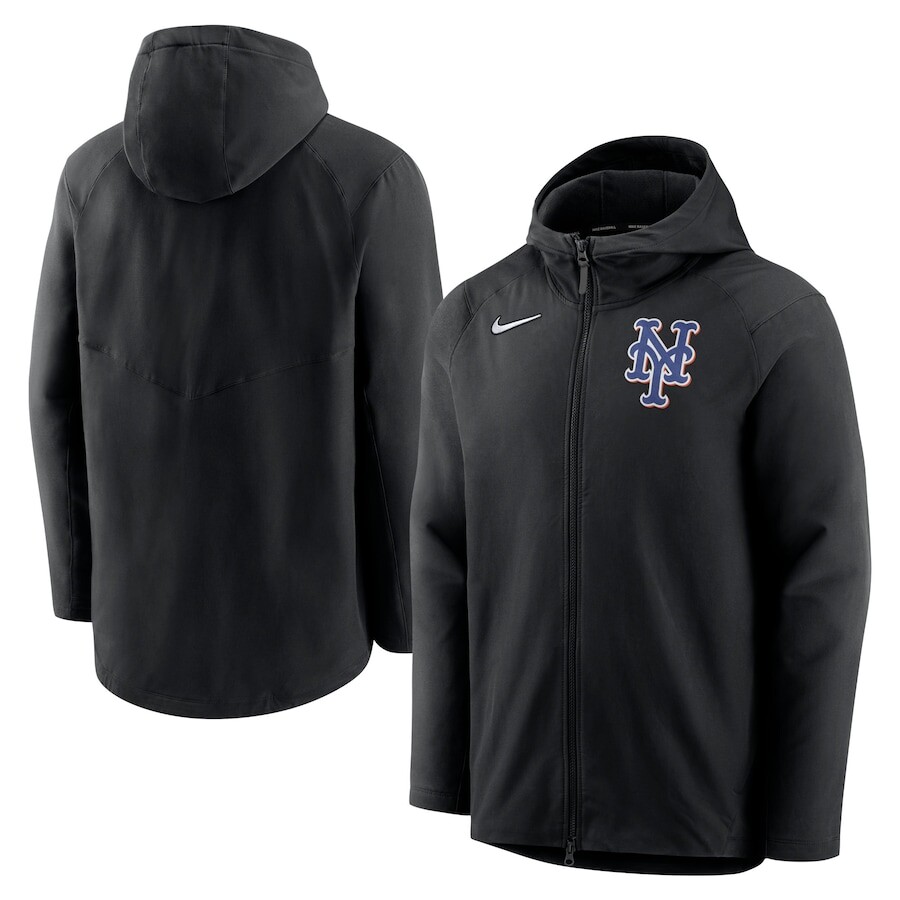 

Толстовка на молнии Nike New York Mets, черный
