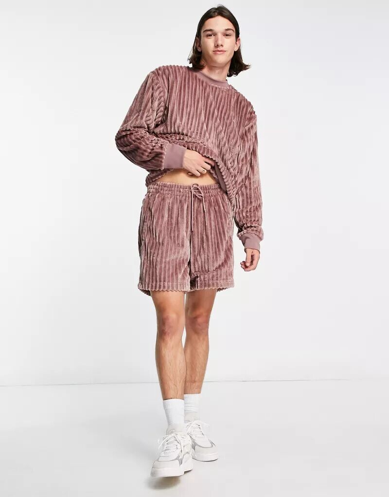 

adidas Originals Шорты adicolor Contempo цвета Wonder Oxide