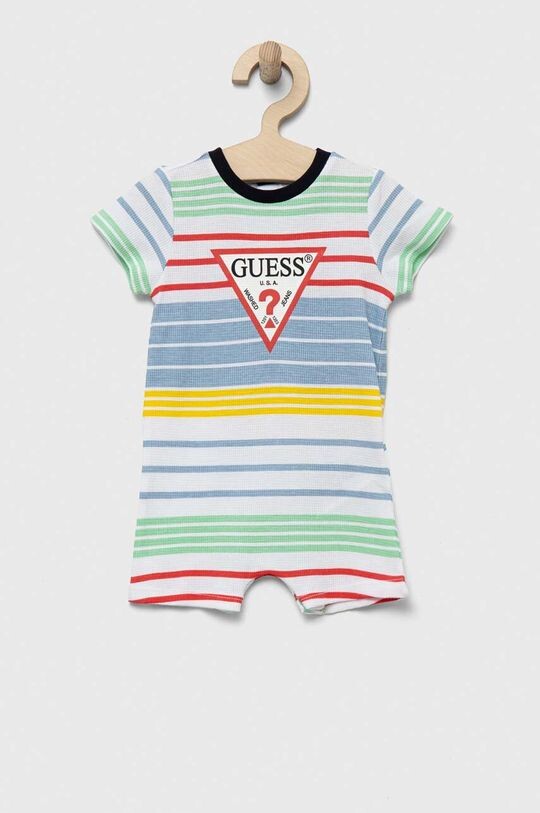 

Хлопковые рамперы для новорожденных Guess, мультиколор