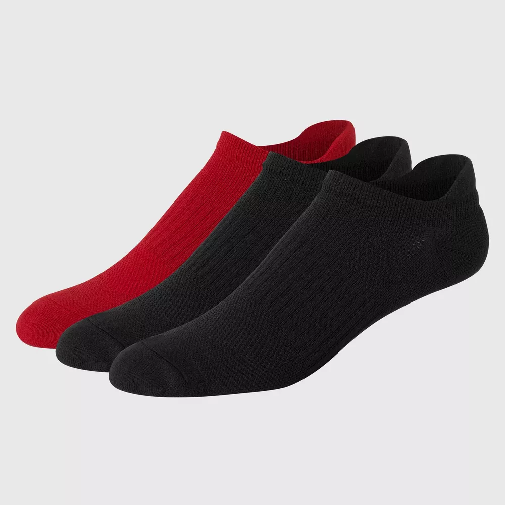 

Носки Hanes Premium Men's Nylon Performance Heel Shield Socks 3pk, цвет Red