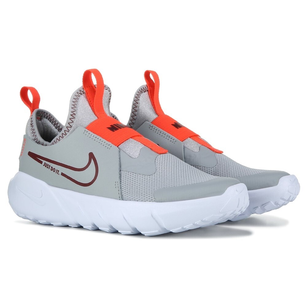 

Детские кроссовки без шнуровки Flex Runner 2 Little Kid Nike, серый