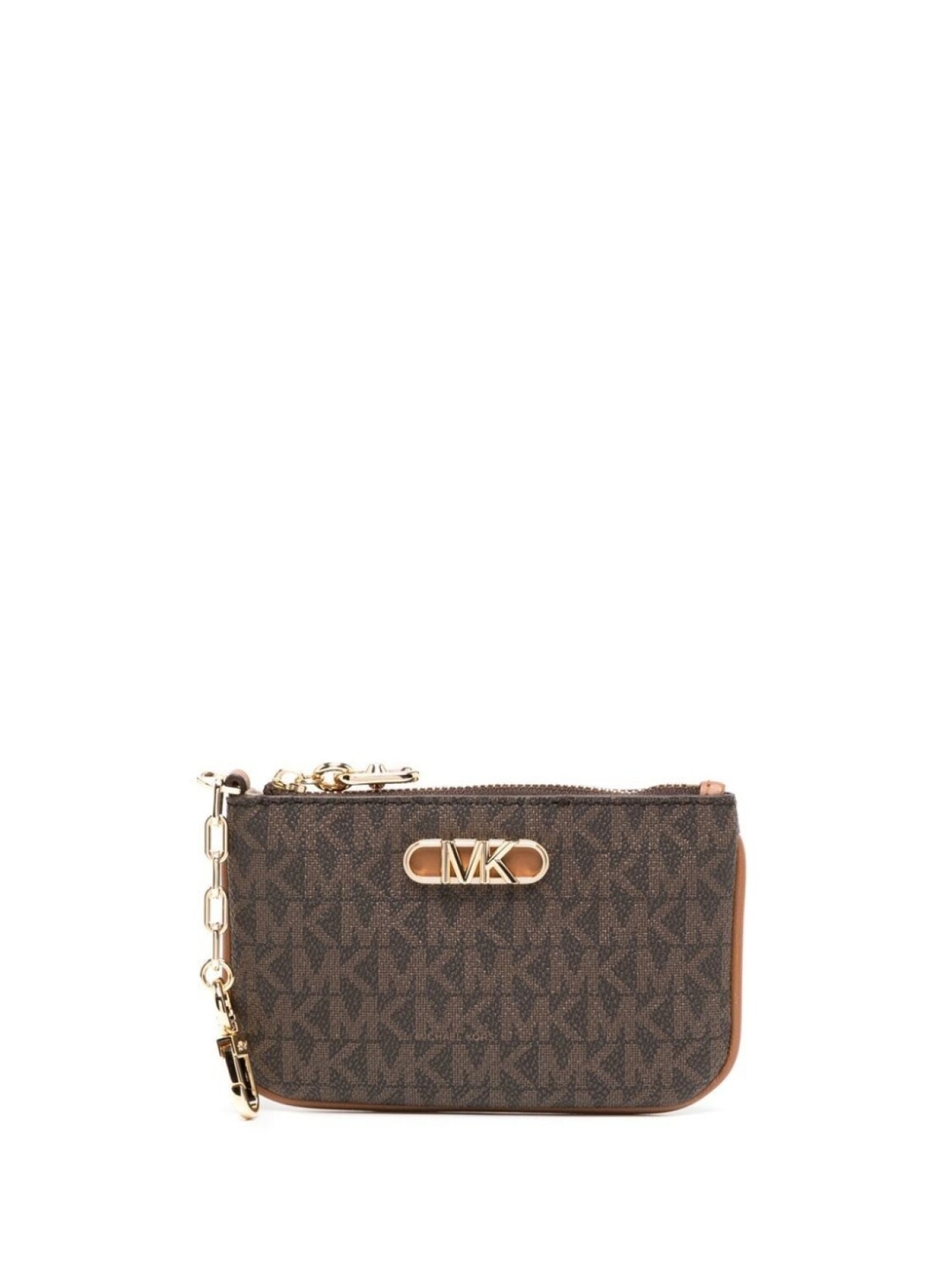 

Кошелек на молнии с логотипом Michael Michael Kors, коричневый