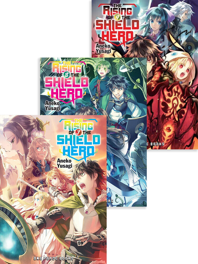 

Новелла The Rising of the Shield Hero Novel (7-9) Bundle