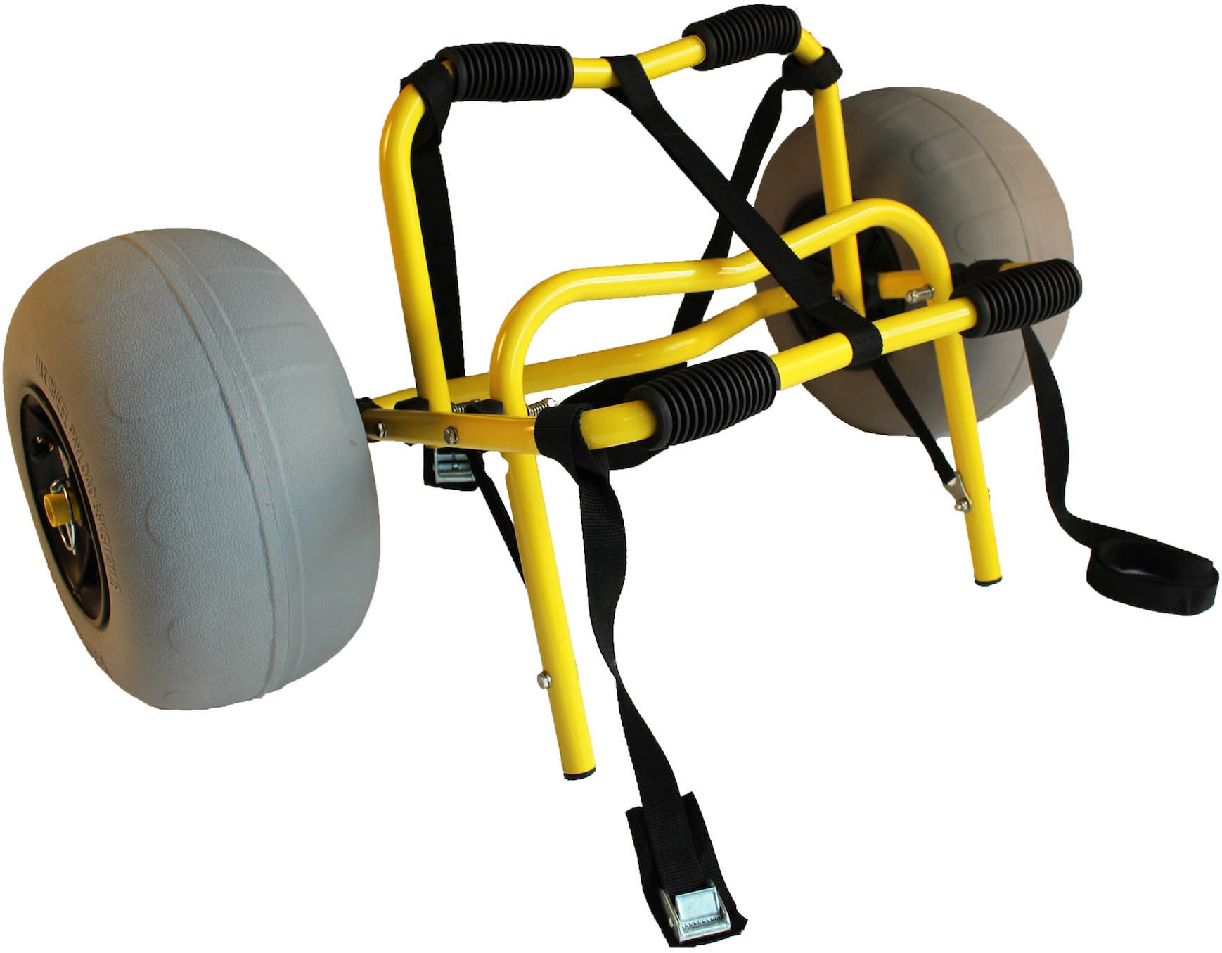 Тележка для песка с воздушными шарами DLX Suspenz, желтый тележка для каноэ шины для воздушных шаров пляжная