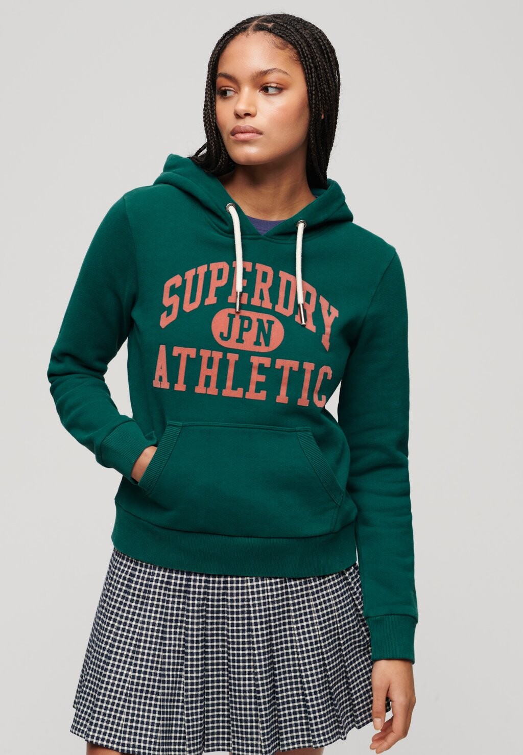 

Толстовка VARSITY FLOCKED GRAPHIC Superdry, зеленый