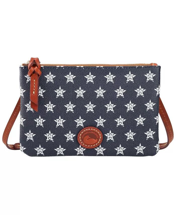 

Кошелек через плечо Houston Astros с молнией сверху Dooney & Bourke, белый