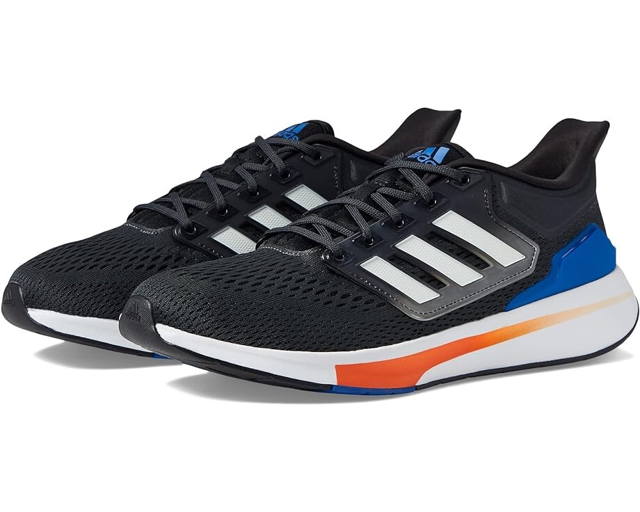 

Кроссовки Adidas EQ21 Run, цвет Carbon/Off-White/Team Royal Blue