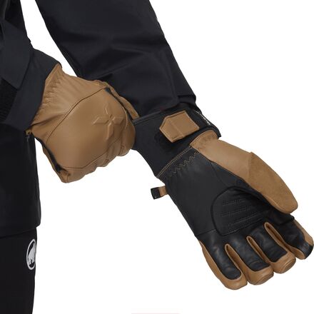 перчатки из козьей кожи tigmaster stg0330 Свободная перчатка Эйгера Mammut, цвет Dark Sand/Black
