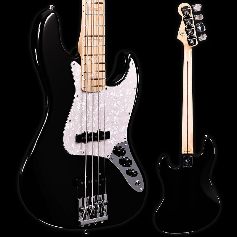 

Басс гитара Fender U.S.A. Geddy Lee Jazz Bass, Maple Fb, Black 9lbs 0.2oz