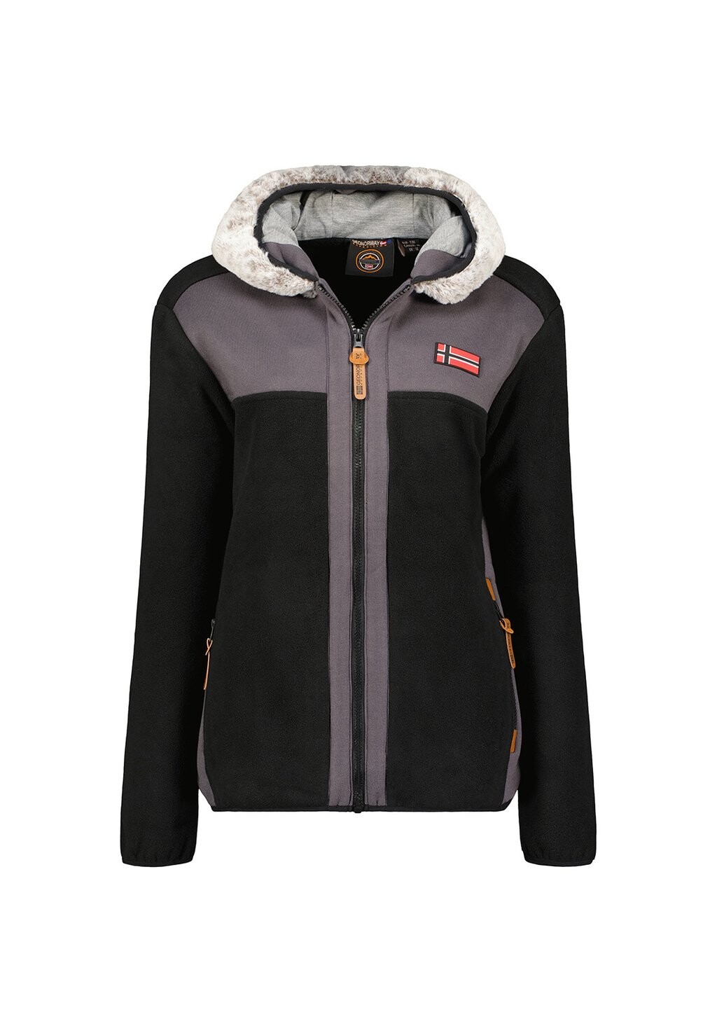 

Куртка межсезонная Trialot Zipper Herbst Geo Norway, черный