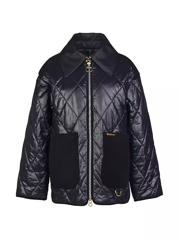 

Стеганая куртка премиум-класса Woodhall Barbour, цвет black classic
