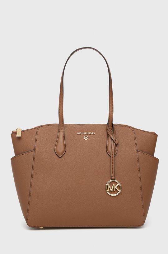 Кожаная сумочка MICHAEL Michael Kors, коричневый большая сумка тоут с логотипом marilyn среднего размера michael kors черный