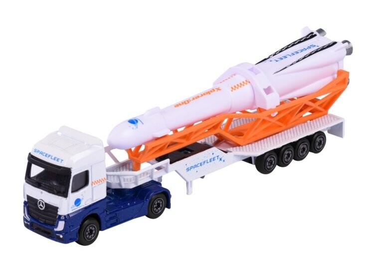 

Majorette Transporter Mercedes-Benz Actros + Rocket 1:87 212053302