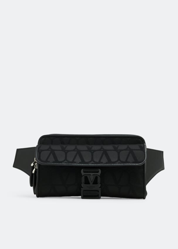 

Поясная сумка Valentino Garavani Black Iconographe, черный