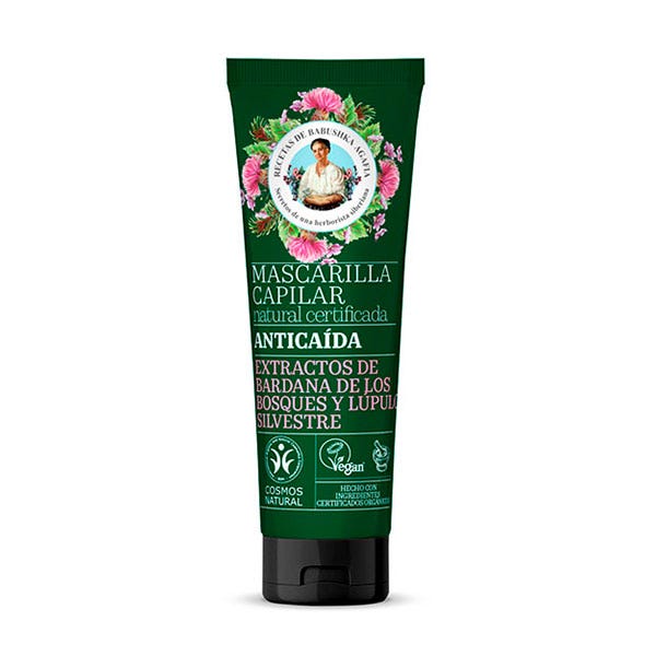 цена Зеленая маска против выпадения волос «Агафья» 200 мл Babushka Agafia