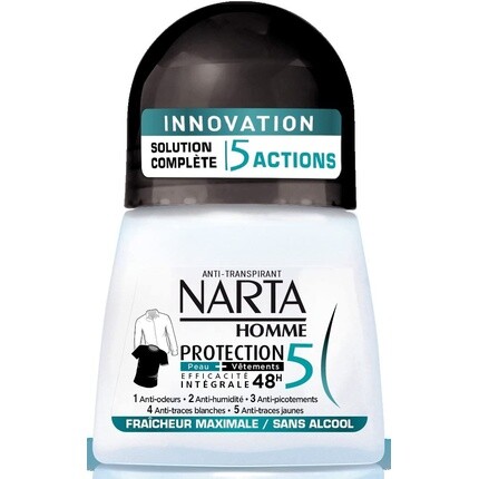 

Шариковый дезодорант Protection5 «Максимальная свежесть», 50 мл, Narta
