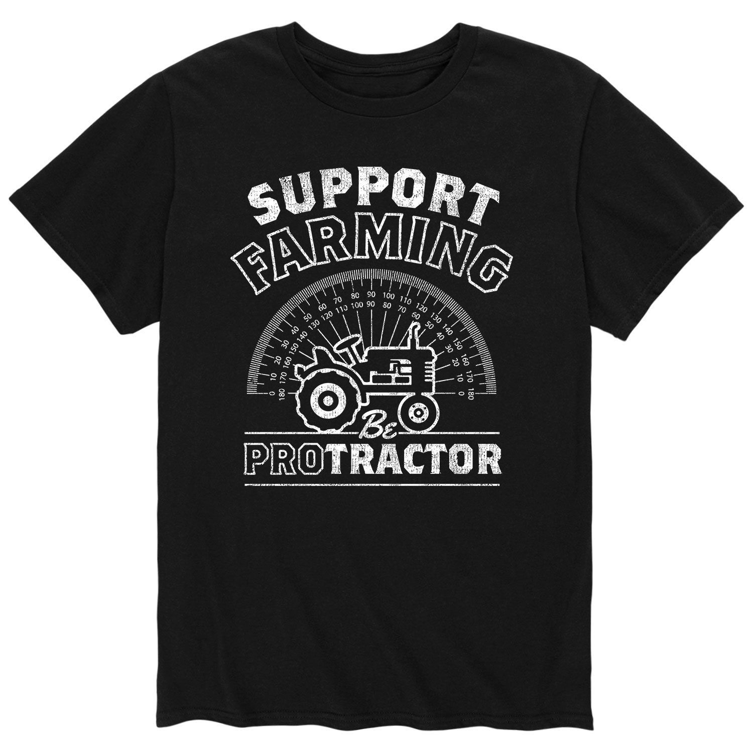 цена Мужская футболка Support Farming Be Protractor Licensed Character