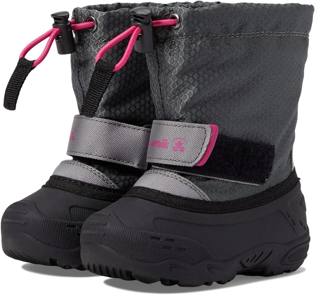 

Зимние ботинки Finley 2T Kamik, цвет Gray/Pink