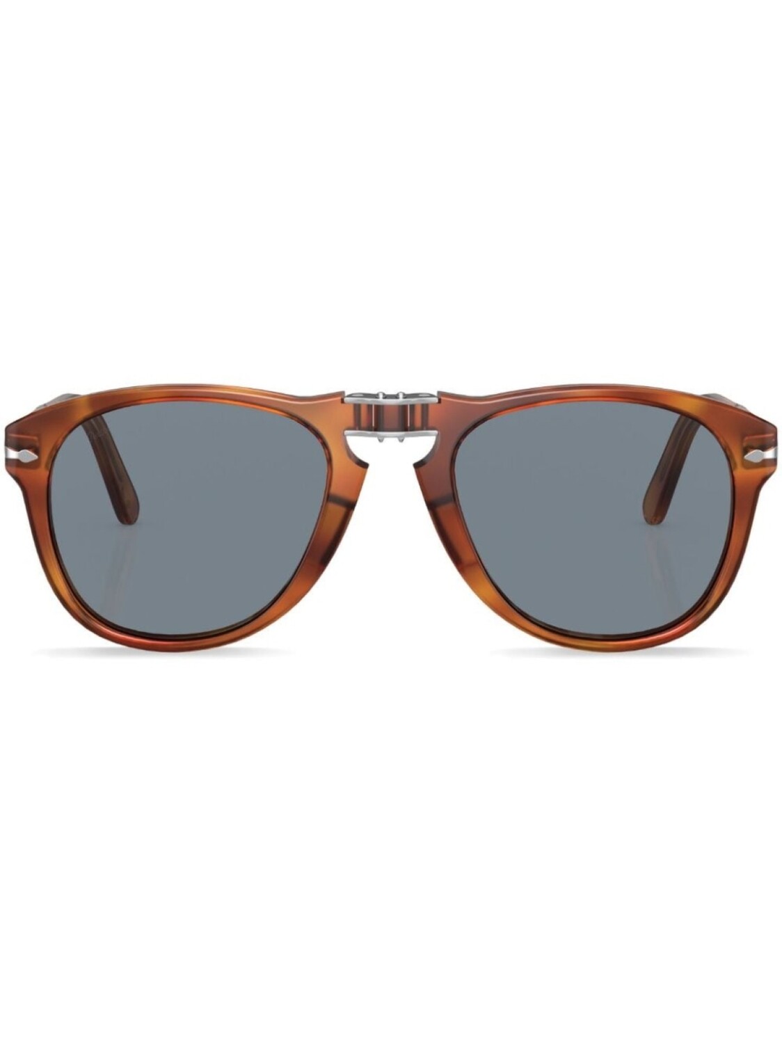 

Persol солнцезащитные очки Steve McQueen в круглой оправе, коричневый