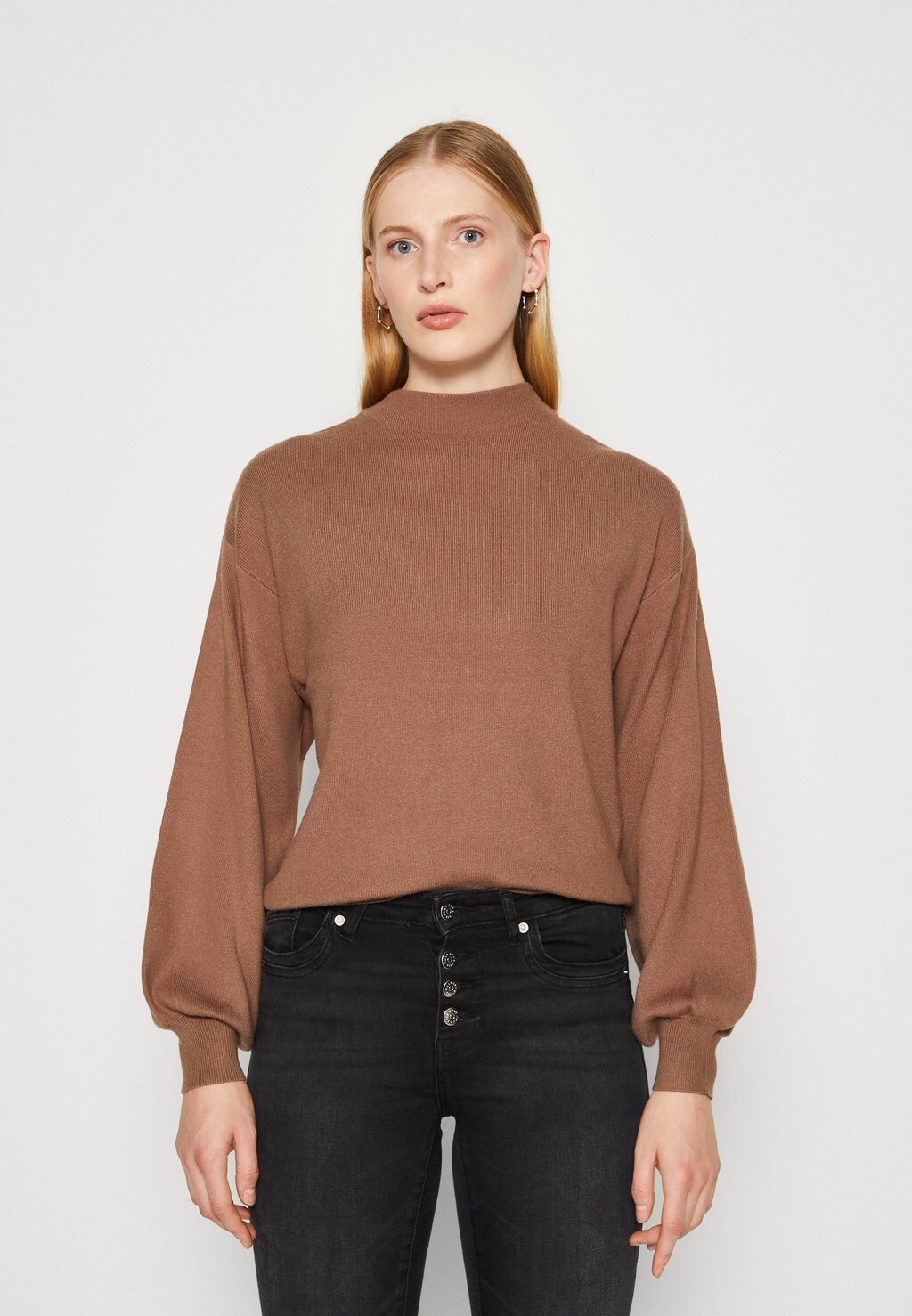 Свитшот Vero Moda ВМНАНСИ, цвет brown lentil кардиган vero moda mmili ls open цвет brown lentil