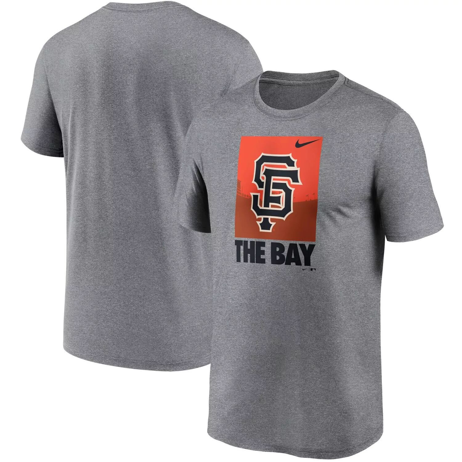 

Мужская серая футболка с логотипом Nike San Francisco Giants Local Logo Legend